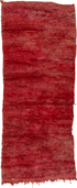Vintage Moroccan Runner Rug (3' x 8')